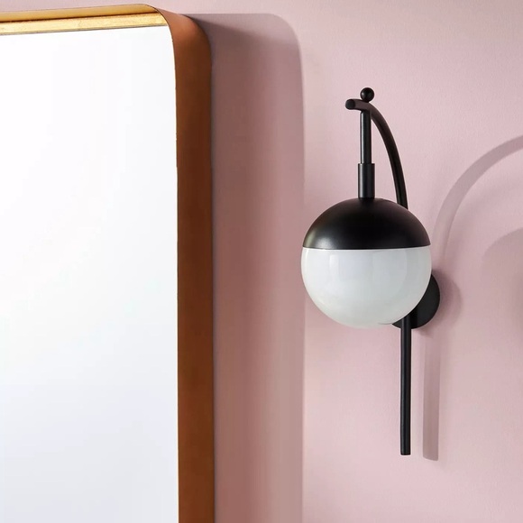 ANTHROPOLOGIE Amelia Sconce in Matte Black - Picture 3 of 16